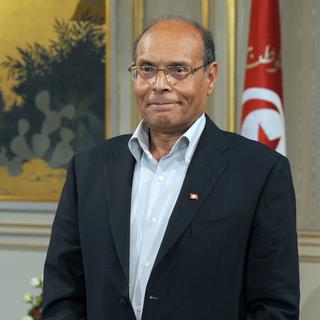 Le président tunisien Moncef Marzouki. [Fethi Belaid]