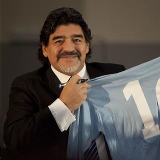 Diego Maradona a connu ses heures de gloires avec Napoli, en Italie, dans les années 1980. [Carlo Hermann]