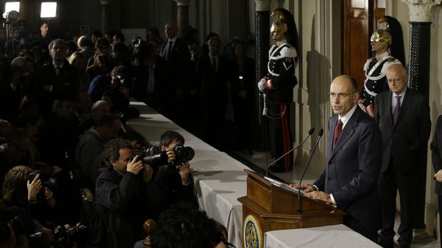 Enrico Letta, numéro deux du Pari démocratique (PD), a réussi à former un gouvernement pour l'Italie. [Gregorio Borgia]