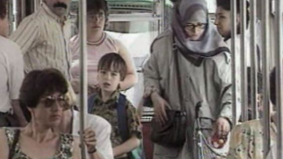 Emigrés turcs dans le quartier du Petit-Bâle en 1993. [RTS]