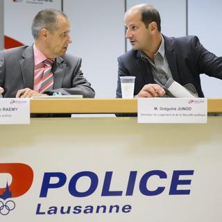 Lausanne dresse un bilan positif de l'opération "Héraclès". [Laurent Gilliéron]