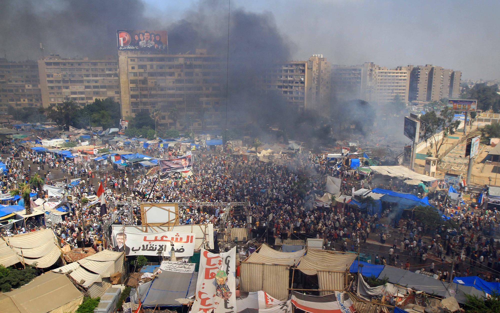 Caire Egypte centre Manifestants 1 [Ahmed Ramadan/Anadolu Agency - Ahmed Ramadan]