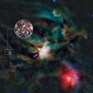 Des molécules de sucre dans un gaz entourant une jeune étoile de type Soleil [ALMA (ESO/NAOJ/NRAO)]