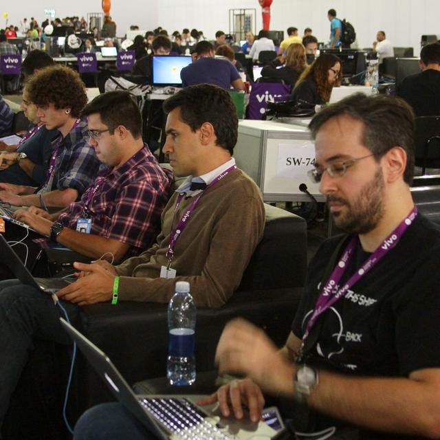 Campus Party, le plus grand rassemblement des fans de technologie au monde. [BRAZIL PHOTO PRESS / AFP - LOLA OLIVEIRA]