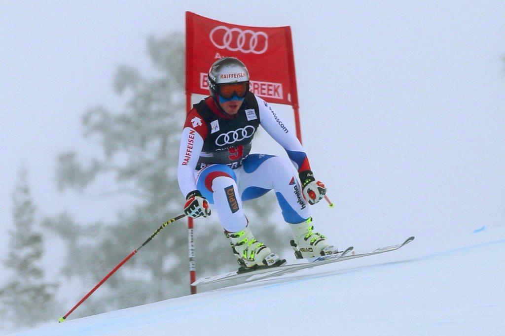 Beat Feuz semble avoir trouvé la bonne attitude sur la neige américaine. [GEORGE FREY]