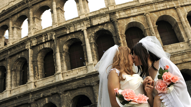 La justice italienne fait progresser les droits des couples homosexuels. [Tiziana Fabi]