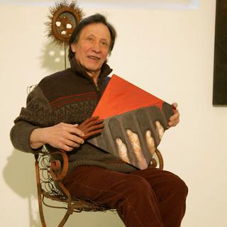 L'artiste Mario Masini. [Patricia Blotti]