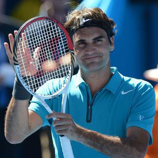 Federer s'est qualifié facilement pour le 2e tour à Melbourne. [EPA/Keystone - Julian Smith]