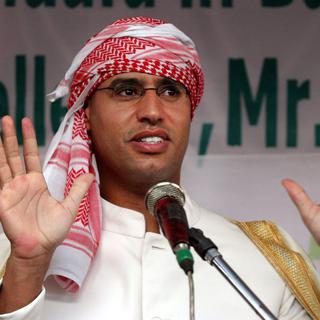 Saif al-Islam Kadhafi (ici en 2011). [EPA/Keystone - Mast Irham]
