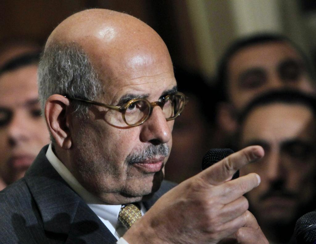 Mohammed ElBaradei. [Amr Nabil]