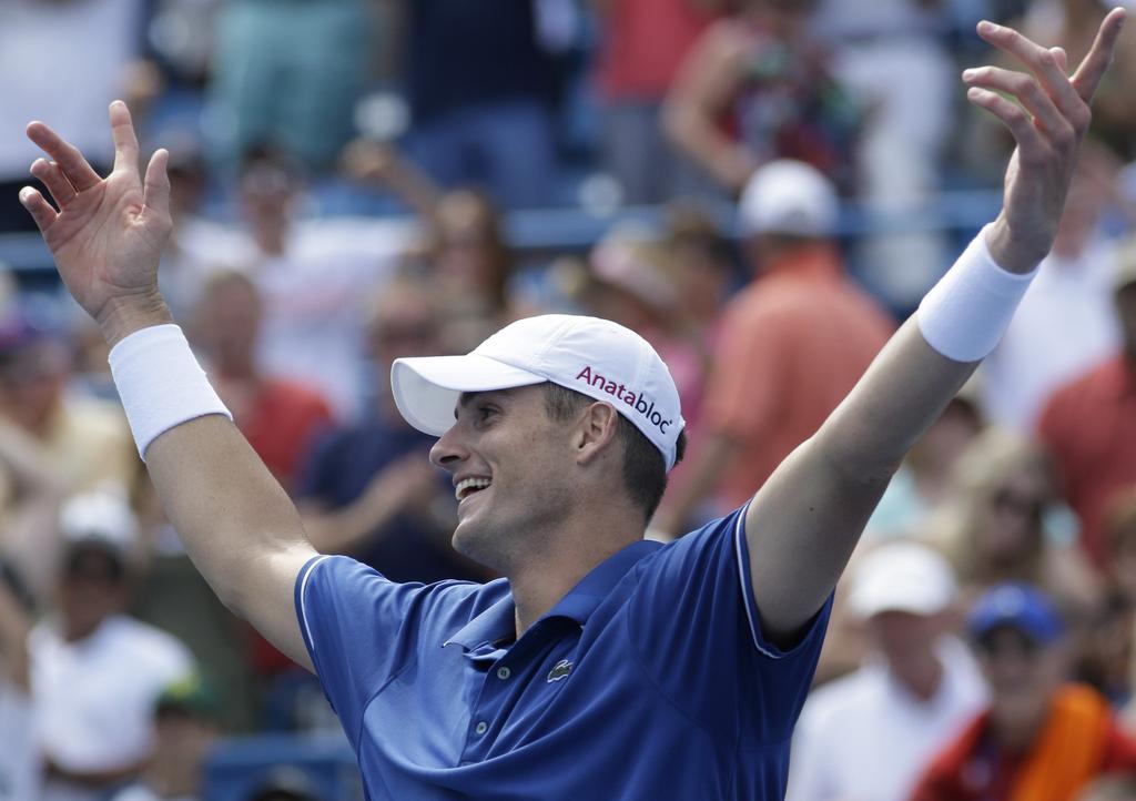 Un succès de prestige pour John Isner. [KEYSTONE - Al Behrman]