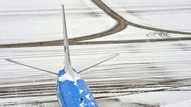 Cointrin a été perturbé toute la matinée, ce lundi 11.02.2013. [Martial Trezzini]