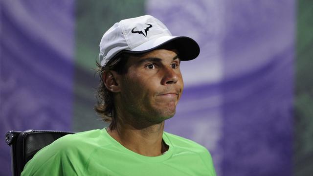 Rafael Nadal a répété qu'il n'avait pas mal au genou. [EPA/Thomas Lovelock/AELTC]