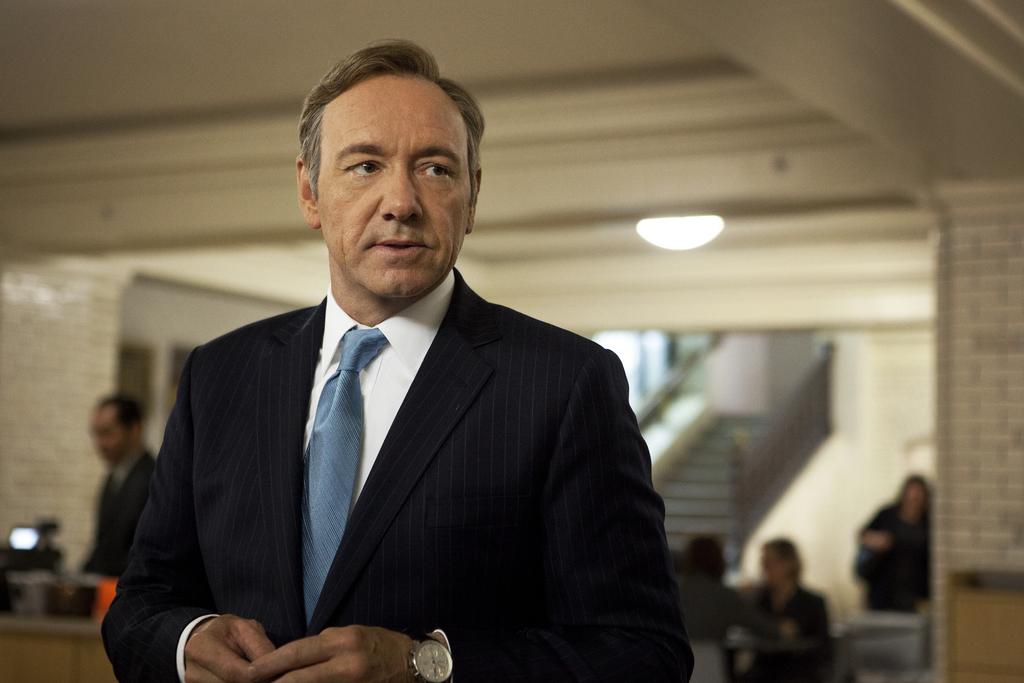 Kevin Spacey joue le rôle d'un sénateur dans "House of Cards". [AP Photo/Netflix - Melinda Sue Gordon]