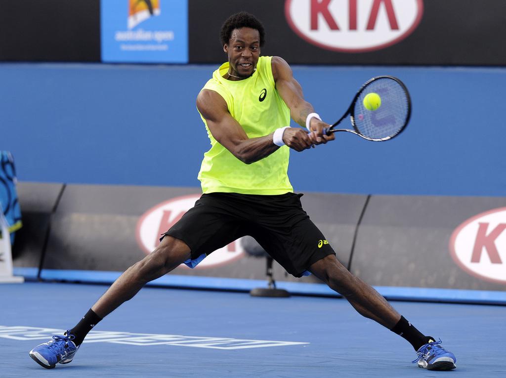 Monfils a offert des points de toute beauté face à Dolgopolov. [KEYSTONE - Andrew Brownbill]