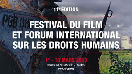 Affiche de la 11e éditions du FIFDH. [fifdh.org]