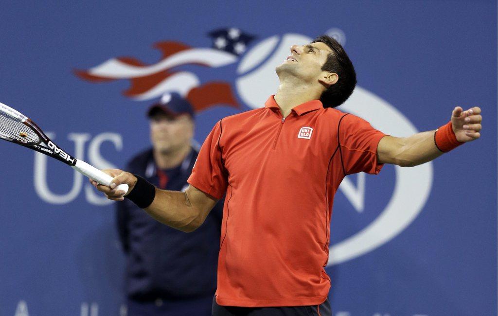 Nole n'a pas trouvé la solution face au roc espagnol. [KEYSTONE - Darron Cummings]