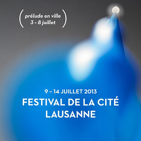 Affiche de l'édition 2013 du Festival de la Cité. [2013.festivalcite.ch]