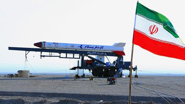 C'est un lanceur iranien de ce type qui aurait embarqué un singe. [IRNA/AFP - Mohammad Agah]