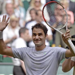 Roger Federer devait se rassurer une semaine avant Wimbledon. [Martin Meissner]