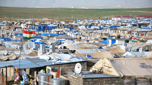 Nicolas Vultier était il y a quelques jours dans le camp de réfugiés syriens de Domiz, au Kurdistan irakien. [Nicolas Vultier]