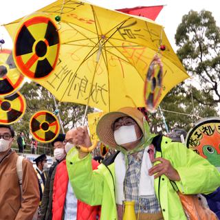 Des manifestations étaient prévues dans tout le Japon à l'occasion du 2e anniversaire de la catastrophe nucléaire.