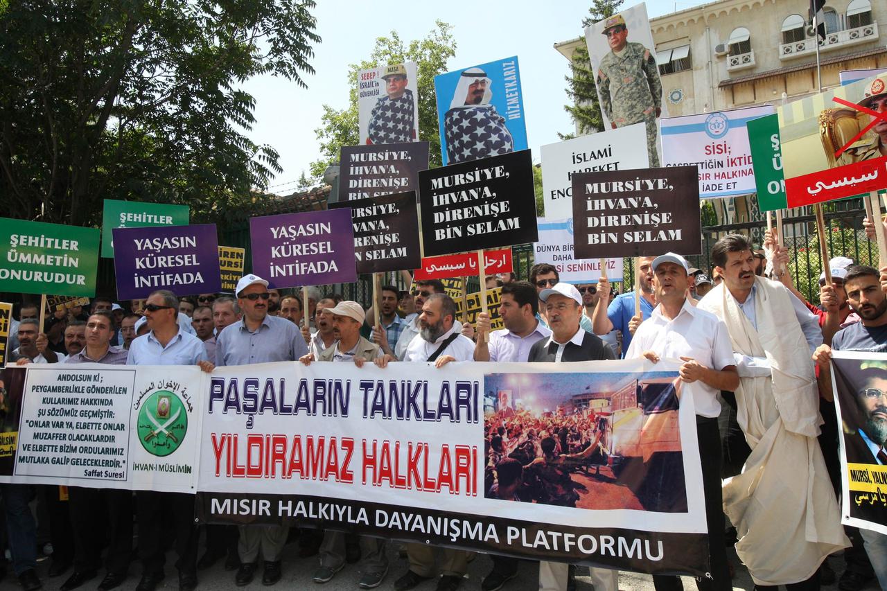 Ankara manifestation egypte morsi [AFP - ADEM ALTAN]