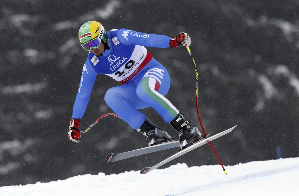 Leader au général Coupe du monde de la descente, Dominik Paris a dû se contenter d'argent. [KEYSTONE - Alessandro Trovati]