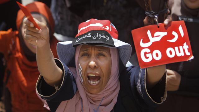 Les opposants égyptiens ne veulent plus du président Morsi. [AP Photo/Amr Nabil]