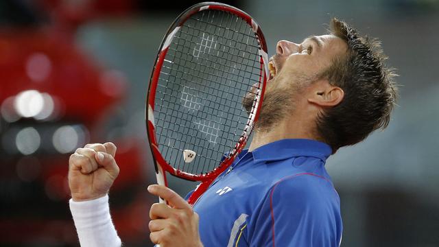 Wawrinka disputera samedi sa 4e demi-finale de en 2013. [Daniel Ochoa de Olza]