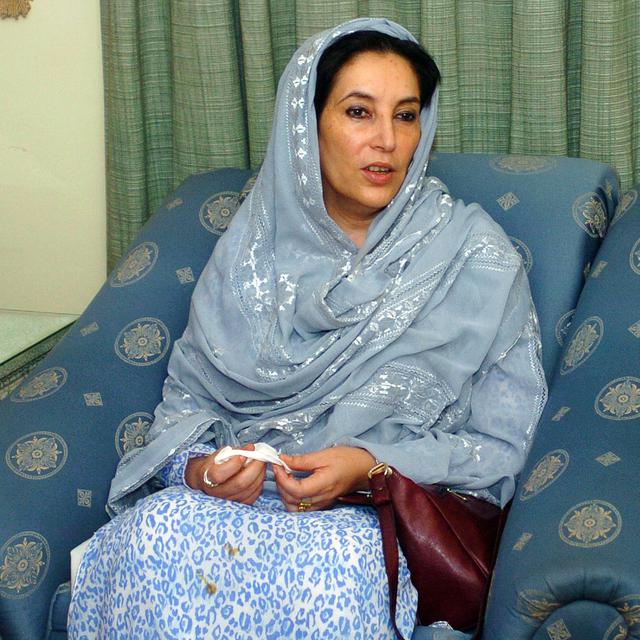 Bénazir Bhutto à Karachi, le 25 octobre 2007. [Rizwan Tabassum]
