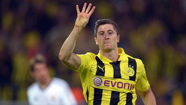 Auteur de 4 buts, Lewandowski avait fait très mal au Real à l'aller. [FEDERICO GAMBARINI]