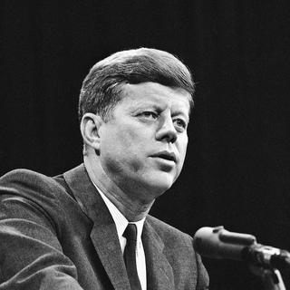 John F.Kennedy, le 14 novembre 1963 à Washington. [Henry Burroughs]