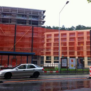 Coopératives de logement en construction a Zurich. [Rouven Gueissaz]