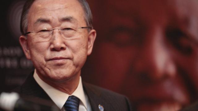 Le Secrétaire général des Nations Unies Ban Ki-Moon. [EPA/Keystone - Dai Kurokawa]