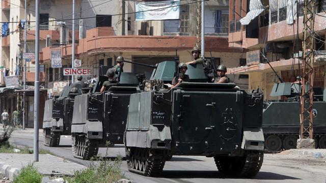 L'armée libanaise patrouille dans les rues de Tripoli. [Joseph Eid]