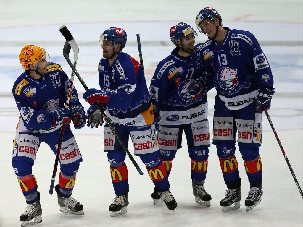 Les Zurich Lions sont toujours en lice pour conserver leur titre. [KEYSTONE - PATRICK STRAUB]