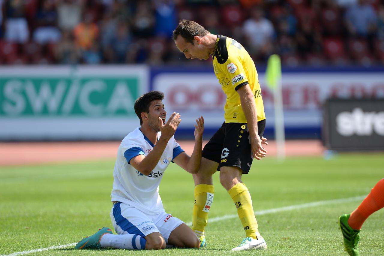 Ou quand Zurich et Oliver Buff se mettent à genoux devant le YB de Steve von Bergen... [EQ Images - David Kuendig]