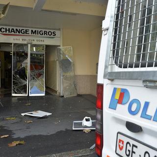 Genève est-elle une cible privilégiée du crime, comme ici un braquage dans un bureau de change à Thonex?