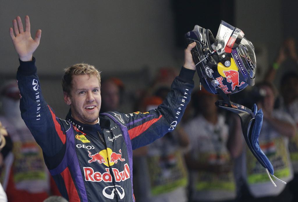 Sebastian Vettel n'a certainement pas fini d'affoler les statistiques. [KEYSTONE - Mark Baker]