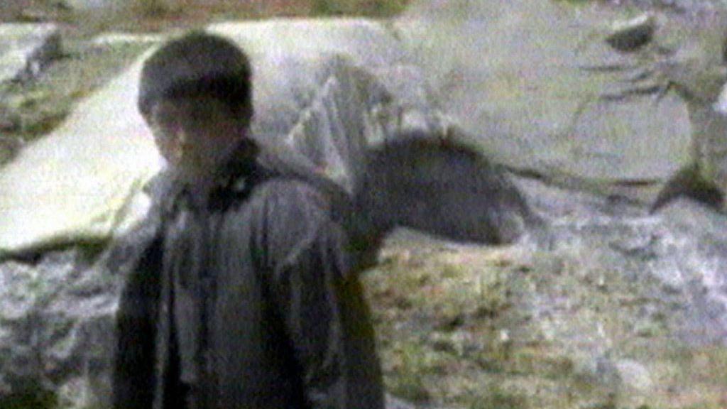 Rare photo amateur d'un camp nord-coréen, prise en 1997.