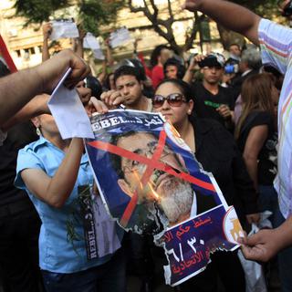Le mouvement veut faire "tomber" le président Morsi. [AP/Keystone - Khalil Hamra]