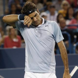 Federer n'est pas passé si loin de la victoire face à Nadal. [Al Behrman]