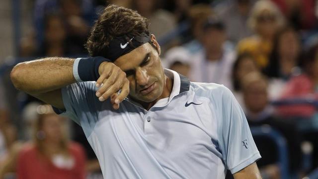 Federer n'est pas passé si loin de la victoire face à Nadal. [Al Behrman]