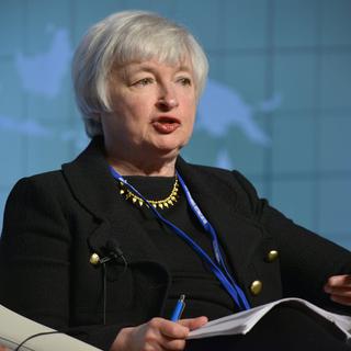 Janet Yellen est l'une des rares femmes dans le monde à diriger la Banque centrale. [EPA-Keystone - Franck Robichon]
