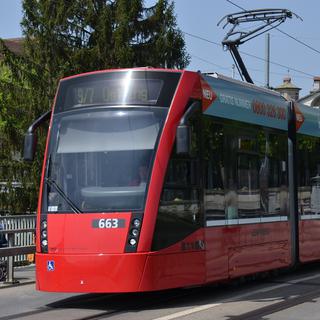 Un tram, à Berne. [RTS - Gaël Klein]