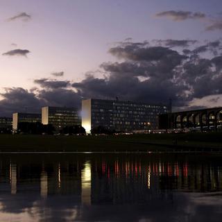 Un quartier de Brasilia créé par l'architecte Oscar Niemeyer. [Eraldo Peres]