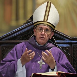 Le cardinal argentin Jorge Mario Bergoglio devient le pape François. [Juan Mabromata]