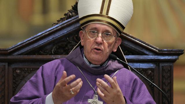 Le cardinal argentin Jorge Mario Bergoglio devient le pape François. [Juan Mabromata]