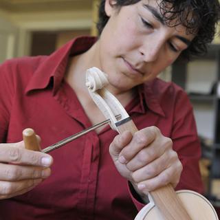 Esther Bornand, maître luthier. [DR - Mercedes Riedy.]